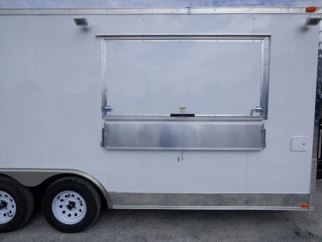 8.5' x 18' White Event Catering Concession Food Trailer 13 8.5' x 18' White Event Catering Concession Food Trailer - Image 13