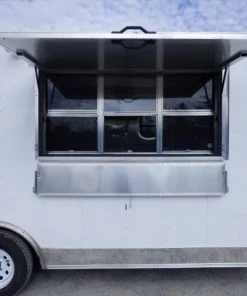 8.5' x 18' White Event Catering Concession Food Trailer 25 8.5' x 18' White Event Catering Concession Food Trailer -Cheap Concession Trailers Shop p1180408