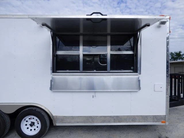 8.5' x 18' White Event Catering Concession Food Trailer 6 8.5' x 18' White Event Catering Concession Food Trailer - Image 6