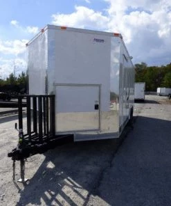 8.5' x 18' White Event Catering Concession Food Trailer 24 8.5' x 18' White Event Catering Concession Food Trailer -Cheap Concession Trailers Shop p1180418