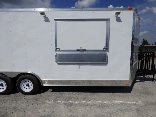 8.5' x 18' White Event Catering Concession Food Trailer 11 8.5' x 18' White Event Catering Concession Food Trailer - Image 11