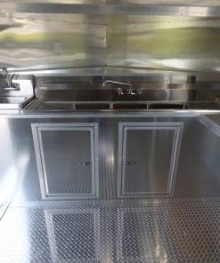 8.5' x 18' White Event Catering Concession Food Trailer 23 8.5' x 18' White Event Catering Concession Food Trailer -Cheap Concession Trailers Shop p1180427