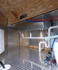 8.5' x 18' White Catering Event Concession Food Trailer With Appliances 38 8.5' x 18' White Catering Event Concession Food Trailer With Appliances -Cheap Concession Trailers Shop p1180441 1