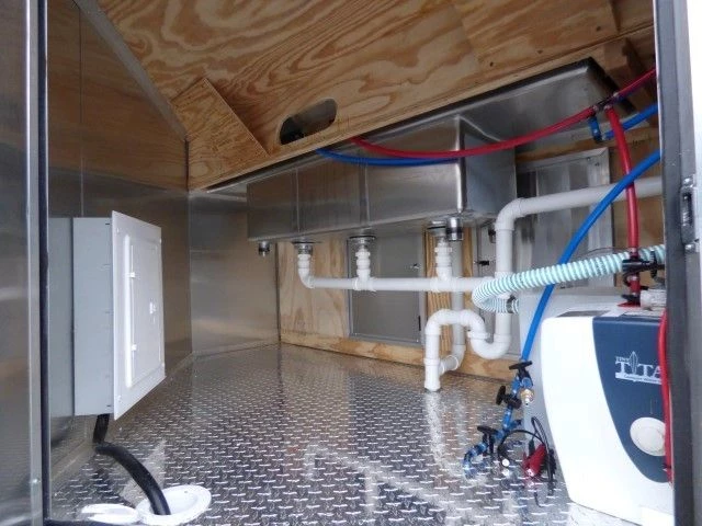 8.5' x 18' White Catering Event Concession Food Trailer With Appliances 15 8.5' x 18' White Catering Event Concession Food Trailer With Appliances - Image 15