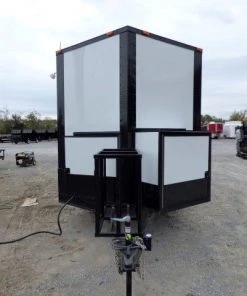 8.5' x 28' White Catering Event Trailer Concession Food Trailer -Cheap Concession Trailers Shop p1190127