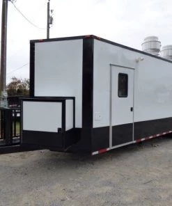 8.5' x 28' White Catering Event Trailer Concession Food Trailer -Cheap Concession Trailers Shop p1190131