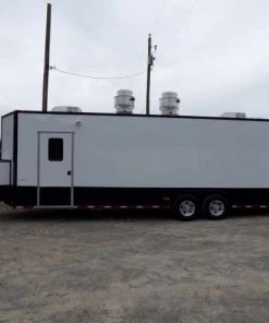 8.5' x 28' White Catering Event Trailer Concession Food Trailer -Cheap Concession Trailers Shop p1190133