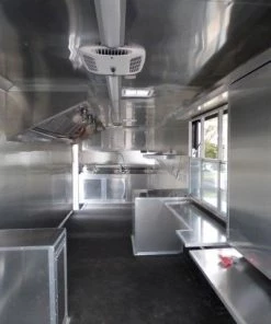 8.5' x 28' White Catering Event Trailer Concession Food Trailer -Cheap Concession Trailers Shop p1190161