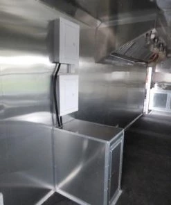 8.5' x 28' White Catering Event Trailer Concession Food Trailer -Cheap Concession Trailers Shop p1190167
