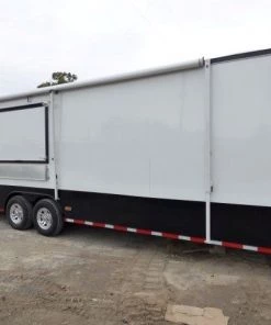 8.5' x 28' White Catering Event Trailer Concession Food Trailer -Cheap Concession Trailers Shop p1190172