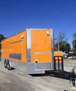 8.5' x 20' Orange Custom Event Catering Concession Food Trailer -Cheap Concession Trailers Shop p1190175 1