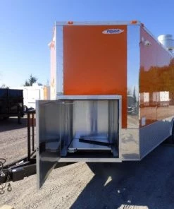 8.5' x 20' Orange Custom Event Catering Concession Food Trailer -Cheap Concession Trailers Shop p1190181 1