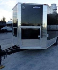 8.5' x 18' Concession Trailer Black Catering Event -Cheap Concession Trailers Shop p1190233