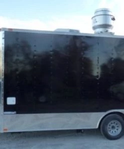 8.5' x 18' Concession Trailer Black Catering Event -Cheap Concession Trailers Shop p1190234