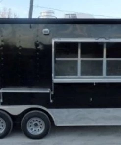 8.5' x 18' Concession Trailer Black Catering Event -Cheap Concession Trailers Shop p1190239