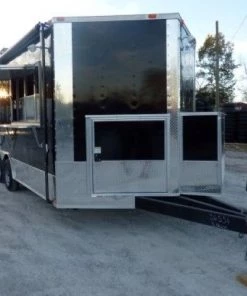 8.5' x 18' Concession Trailer Black Catering Event -Cheap Concession Trailers Shop p1190241