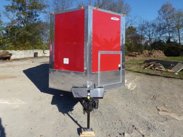 8.5' X 20' Red BBQ Event Catering Concession Food Trailer 21 8.5' X 20' Red BBQ Event Catering Concession Food Trailer - Image 21