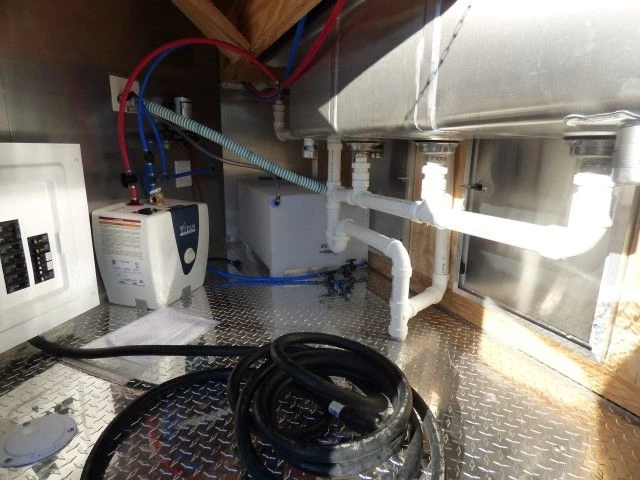 8.5' X 20' Red BBQ Event Catering Concession Food Trailer 19 8.5' X 20' Red BBQ Event Catering Concession Food Trailer - Image 19