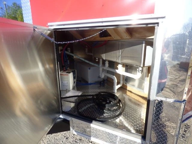 8.5' X 20' Red BBQ Event Catering Concession Food Trailer 22 8.5' X 20' Red BBQ Event Catering Concession Food Trailer - Image 22