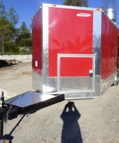 8.5' X 20' Red BBQ Event Catering Concession Food Trailer 56 8.5' X 20' Red BBQ Event Catering Concession Food Trailer -Cheap Concession Trailers Shop p1190266