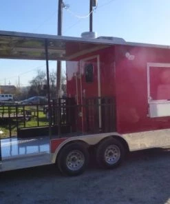8.5' X 20' Red BBQ Event Catering Concession Food Trailer 52 8.5' X 20' Red BBQ Event Catering Concession Food Trailer -Cheap Concession Trailers Shop p1190274