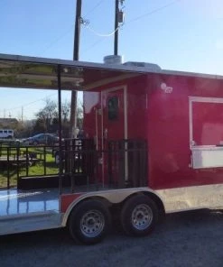 8.5' X 20' Red BBQ Event Catering Concession Food Trailer 41 8.5' X 20' Red BBQ Event Catering Concession Food Trailer -Cheap Concession Trailers Shop p1190275