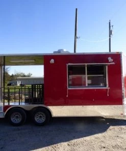 8.5' X 20' Red BBQ Event Catering Concession Food Trailer 46 8.5' X 20' Red BBQ Event Catering Concession Food Trailer -Cheap Concession Trailers Shop p1190277
