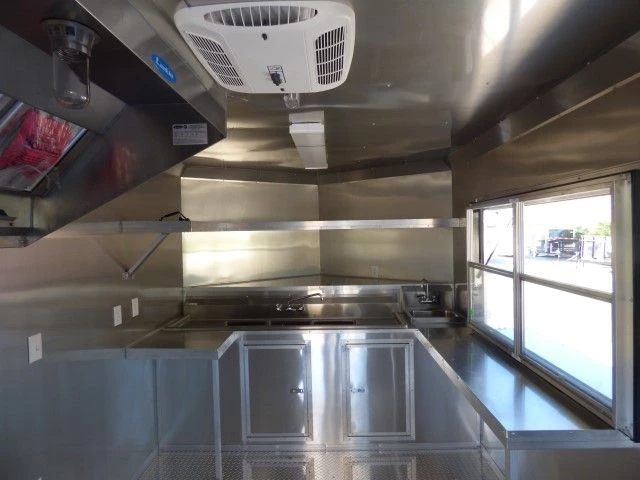 8.5' X 20' Red BBQ Event Catering Concession Food Trailer 10 8.5' X 20' Red BBQ Event Catering Concession Food Trailer - Image 10