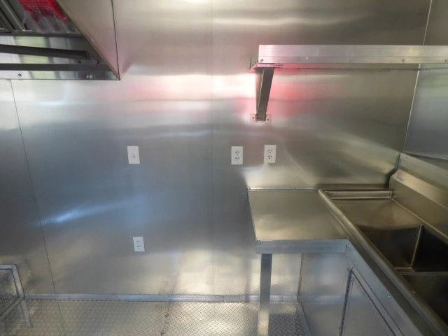 8.5' X 20' Red BBQ Event Catering Concession Food Trailer 26 8.5' X 20' Red BBQ Event Catering Concession Food Trailer - Image 26