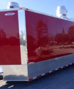 8.5' x 28' Concession Food Trailer Red Catering Event -Cheap Concession Trailers Shop p1190384