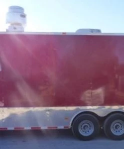 8.5' x 28' Concession Food Trailer Red Catering Event -Cheap Concession Trailers Shop p1190385