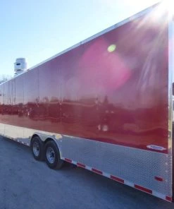 8.5' x 28' Concession Food Trailer Red Catering Event -Cheap Concession Trailers Shop p1190386