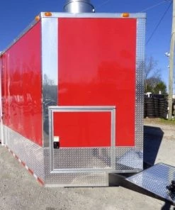 8.5' x 28' Concession Food Trailer Red Catering Event -Cheap Concession Trailers Shop p1190391