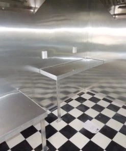 8.5' x 28' Concession Food Trailer Red Catering Event -Cheap Concession Trailers Shop p1190401