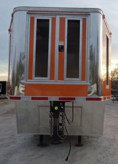 8.5' x 48' Orange Concession Food Catering Event Trailer 10 8.5' x 48' Orange Concession Food Catering Event Trailer - Image 10