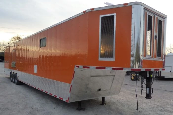 8.5' x 48' Orange Concession Food Catering Event Trailer 39 8.5' x 48' Orange Concession Food Catering Event Trailer - Image 39