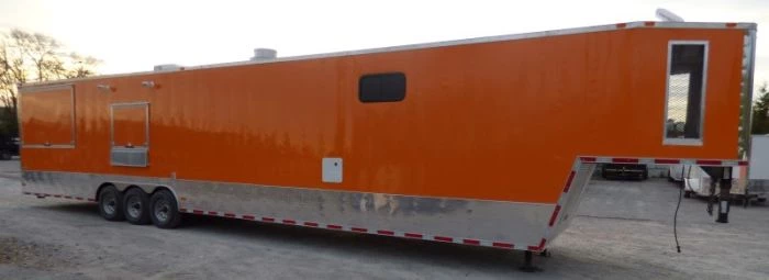 8.5' x 48' Orange Concession Food Catering Event Trailer 31 8.5' x 48' Orange Concession Food Catering Event Trailer - Image 31