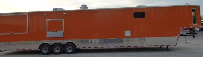 8.5' x 48' Orange Concession Food Catering Event Trailer 23 8.5' x 48' Orange Concession Food Catering Event Trailer - Image 23