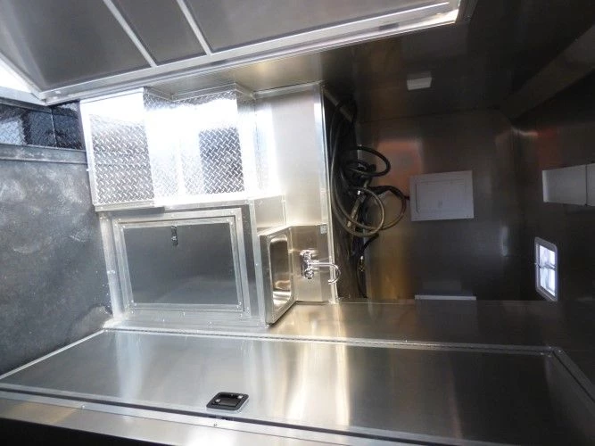 8.5' x 48' Orange Concession Food Catering Event Trailer 5 8.5' x 48' Orange Concession Food Catering Event Trailer - Image 5