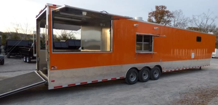 8.5' x 48' Orange Concession Food Catering Event Trailer 29 8.5' x 48' Orange Concession Food Catering Event Trailer - Image 29