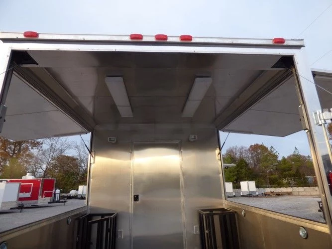 8.5' x 48' Orange Concession Food Catering Event Trailer 6 8.5' x 48' Orange Concession Food Catering Event Trailer - Image 6