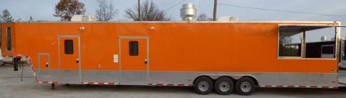 8.5' x 48' Orange Concession Food Catering Event Trailer 50 8.5' x 48' Orange Concession Food Catering Event Trailer - Image 50