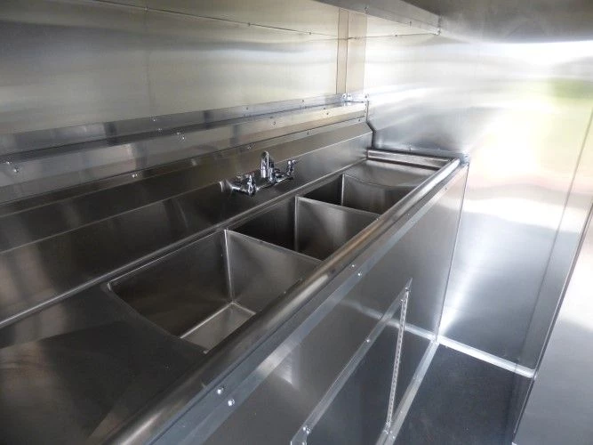 8.5' x 48' Orange Concession Food Catering Event Trailer 38 8.5' x 48' Orange Concession Food Catering Event Trailer - Image 38