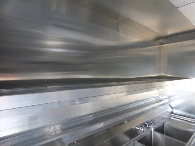 8.5' x 48' Orange Concession Food Catering Event Trailer 3 8.5' x 48' Orange Concession Food Catering Event Trailer - Image 3