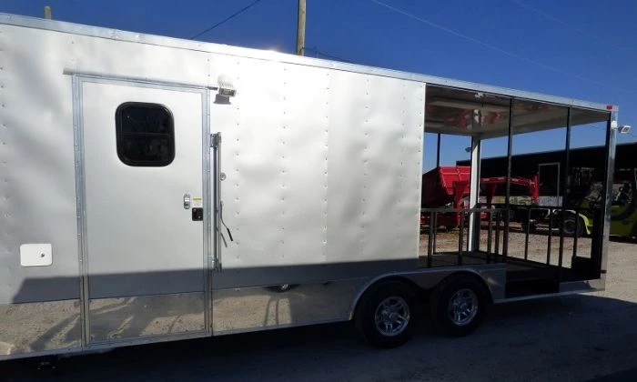 8.5' x 24' Concession Food Trailer Silver Frost BBQ Event Catering 18 8.5' x 24' Concession Food Trailer Silver Frost BBQ Event Catering - Image 18