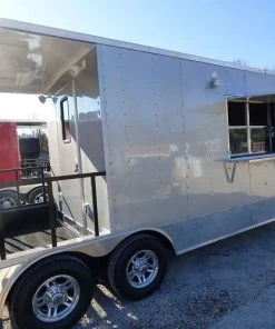 8.5' x 24' Concession Food Trailer Silver Frost BBQ Event Catering 28 8.5' x 24' Concession Food Trailer Silver Frost BBQ Event Catering -Cheap Concession Trailers Shop p1200004