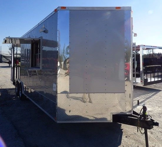 8.5' x 24' Concession Food Trailer Silver Frost BBQ Event Catering 20 8.5' x 24' Concession Food Trailer Silver Frost BBQ Event Catering - Image 20
