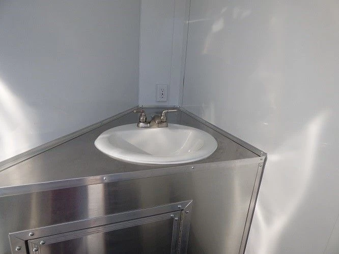 8.5' x 24' Concession Food Trailer Silver Frost BBQ Event Catering 2 8.5' x 24' Concession Food Trailer Silver Frost BBQ Event Catering - Image 2