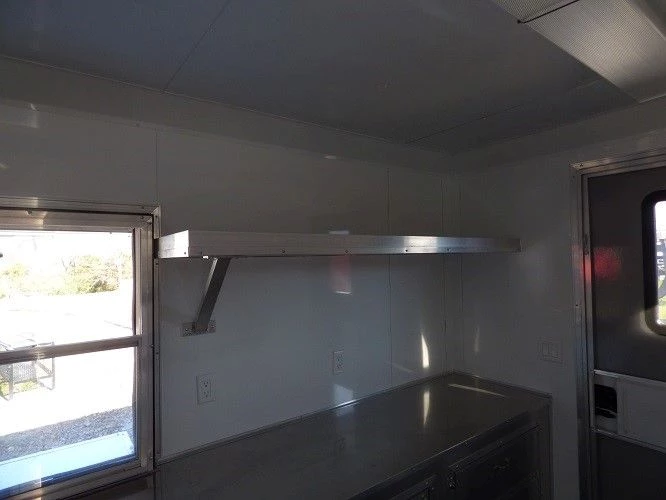 8.5' x 24' Concession Food Trailer Silver Frost BBQ Event Catering 3 8.5' x 24' Concession Food Trailer Silver Frost BBQ Event Catering - Image 3