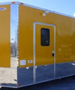 8.5' x 22' Yellow Concession Food Trailer -Cheap Concession Trailers Shop p1200153